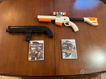 Fucili Wii + sparatutto Cabela’s e Heavy Fire