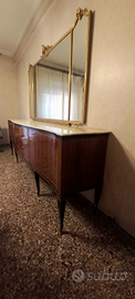 Credenza con specchio anni '50