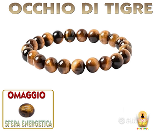 bracciale Occhio di Tigre chakra natural stone