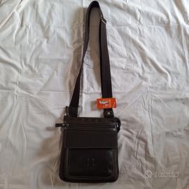 Borsello/zainetto uomo vera pelle Italia artigiana