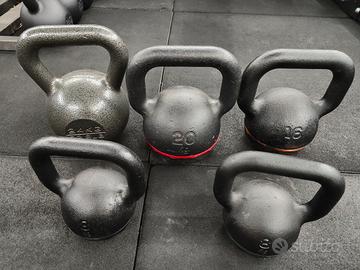 kettlebell e spinbike