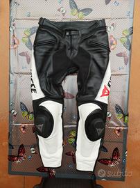 pantaloni moto 52 dainese uomo in pelle