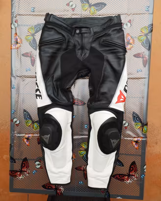 pantaloni moto 52 dainese uomo in pelle