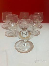 Bicchieri di cristallo Napoleone da cognac