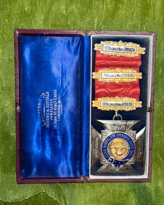 Medaglia massonica anni 1938 americana
