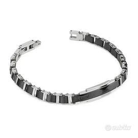 Bracciale Boccadamo Uomo Man in Acciaio ABR776N