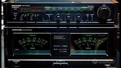 ONKYO-Accoppiata Pre Onkyo p 304-Finale M 508