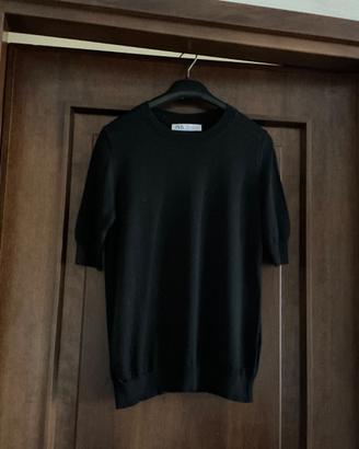 Polo da donna in maglia fine Zara