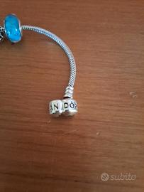 bracciale pandora con charme tutti originali cm 19
