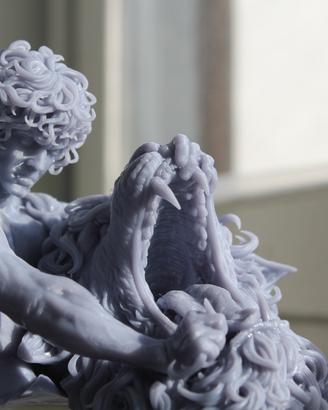 Sansone e il Leone scultura resina stampa 3D