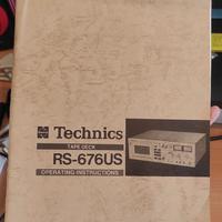 Technics RS-676US Manuale e schema elettrico