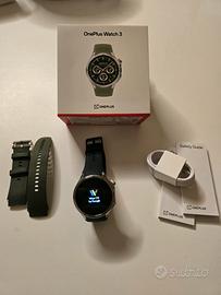 OnePlus Watch 3 Esmeralda titanium orologio smart