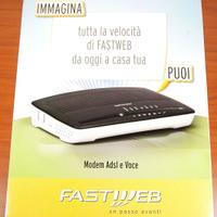 Modem/Router ADSL e voce Technicolor Fastweb