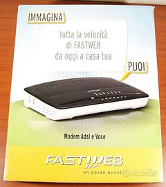 Modem/Router ADSL e voce Technicolor Fastweb