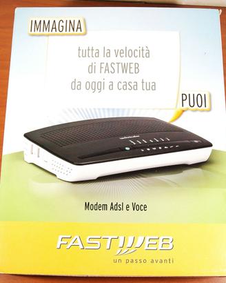 Modem/Router ADSL e voce Technicolor Fastweb