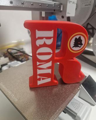 Oggetto decorativo 3D “R” ROMA