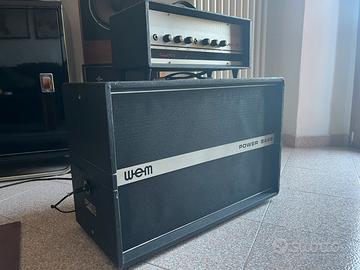 Amplificatore valvolare Wem control Er 15