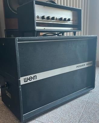 Amplificatore valvolare Wem control Er 15