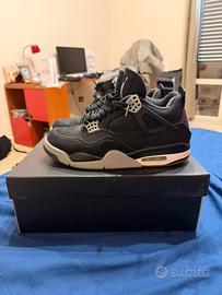 Jordan 4 black canvas