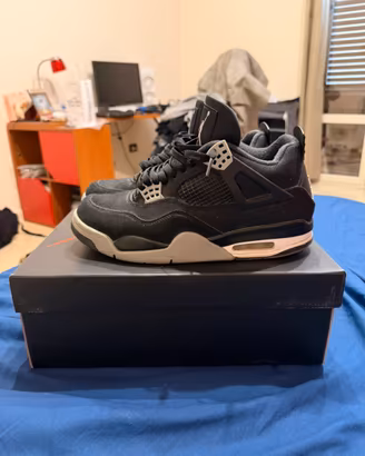 Jordan 4 black canvas