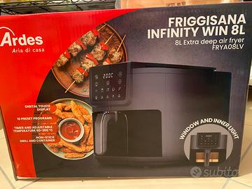 Friggitrice ad aria con finestra 8 litri