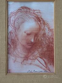 Matita sanguigna su carta 20*30