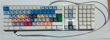 Tastiera Apple Mac QWERTY Colored AVID Video