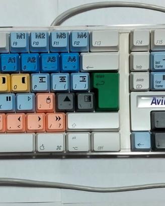 Tastiera Apple Mac QWERTY Colored AVID Video