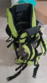 Zaino trekking per bambini verde prenatal