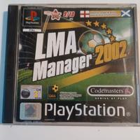 LMA Manager 2002 gioco PlayStation 