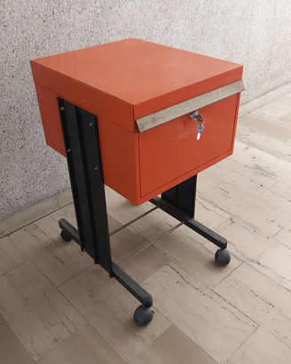 Modernariato Archivio mobile su rotelle Ercole '72