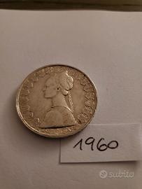 REPUBBLICA ITALIANA 500 Lire Caravelle del 1960