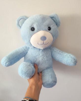 Orsetto peluche azzurro
