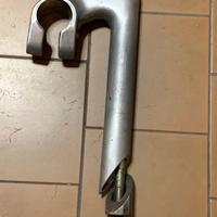 Attacco manubrio alluminio vintage 60mm