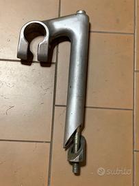 Attacco manubrio alluminio vintage 60mm