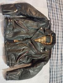 giacca in pelle Dainese moto modello chiodo