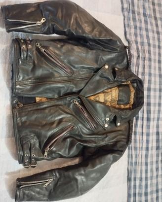 giacca in pelle Dainese moto modello chiodo