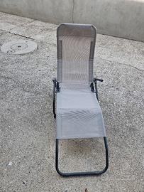 sedia sdraio da mare