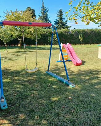 Set Chicco altalena, scivolo e casetta