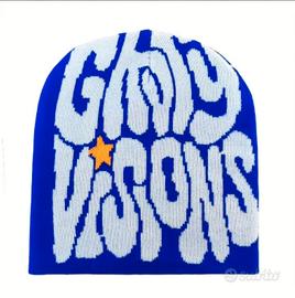 Berretto Y2K Hip-Hop Blu