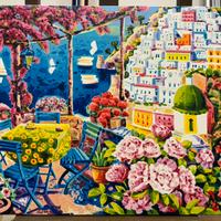 Quadro serigrafia su tela di A.Faccincani 60x80cm