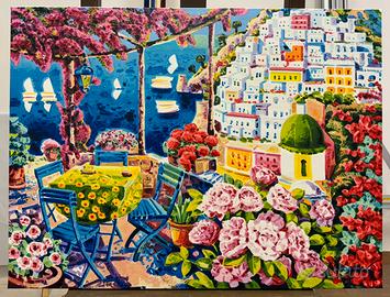 Quadro serigrafia su tela di A.Faccincani 60x80cm