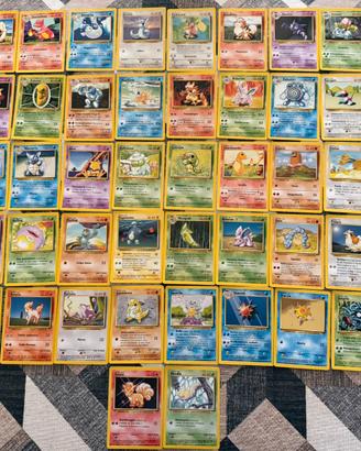 Pokemon card set base Italia