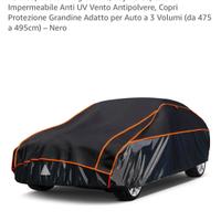 Telo protettivo antigrandine per auto