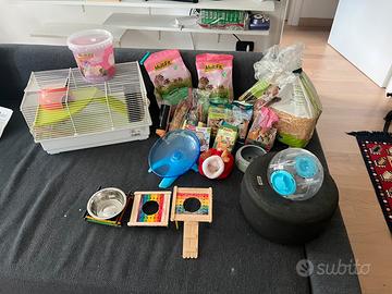 Set completo per criceto
