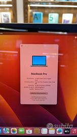 Macbook pro 2020 16 gb ram 512gb -pc12