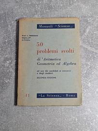 Manuale "50 problemi svolti" L. Tomasini - 1954