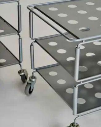 Ikea coppia carrello con ruote design 1990