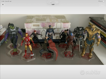 Lotto 9 personaggi Marvel avengers end game Disney