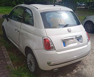 paraurti anteriore parafango passaruota fiat 500